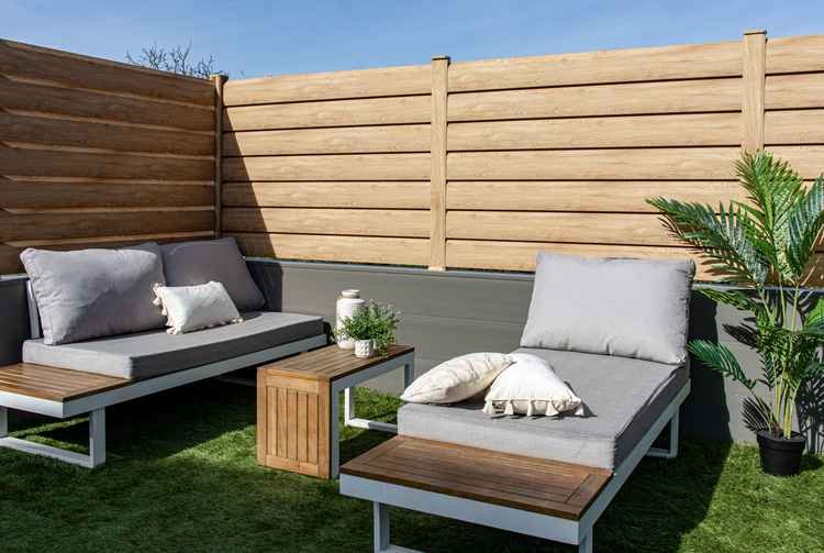 Clôture PVC plaxé Closéa